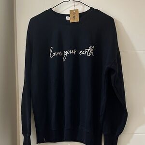 Entree Black 'Love Your Earth' Sweatshirt
